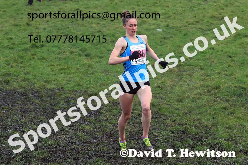 Senior womens 2023 North Eastern Cross Country Champs., Temple Park, South Shields. Photo: David T. Hewitson/Sports for All Pics